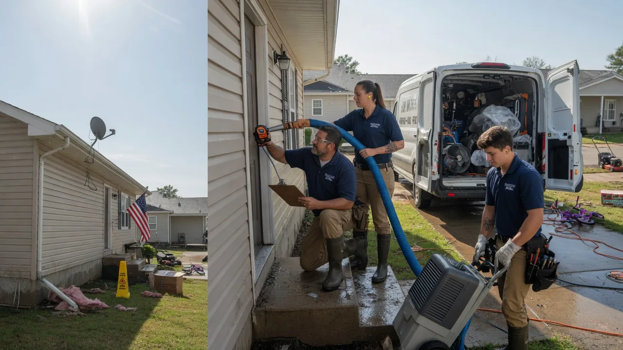 Ceiling Water Damage Restoration in Farmington, ME near me